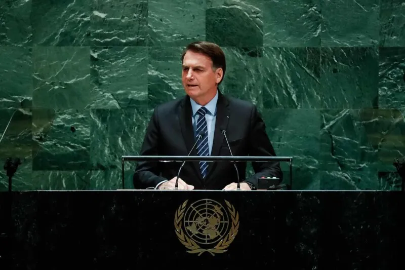 O discurso de Bolsonaro foi feito na terça-feira (22) na abertura da 75ª Assembleia Geral da ONU