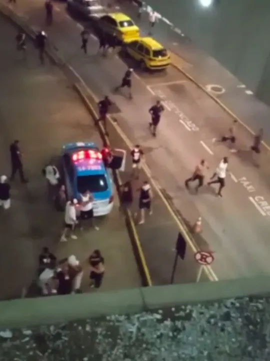 Ninguém foi preso ou ficou ferido durante a confusão