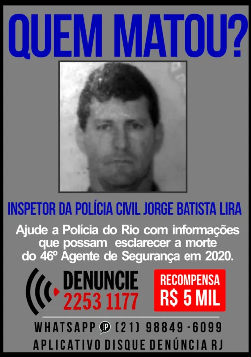Inspetor da Polícia Civil Jorge Batista Lira