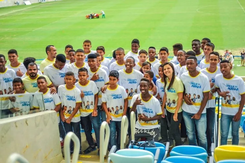 Jovens do Craques do Amanhã, de São Gonçalo