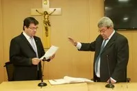 Seu Marcos é agente administrativo do Programa de Saúde da Família (PSF) da Chumbada