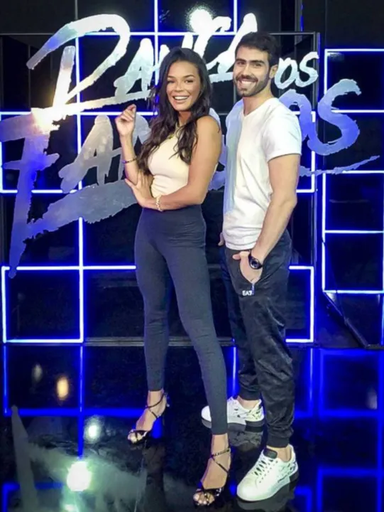 O ator está competindo na Dança dos Famosos', quadro do Domingão do Faustão 