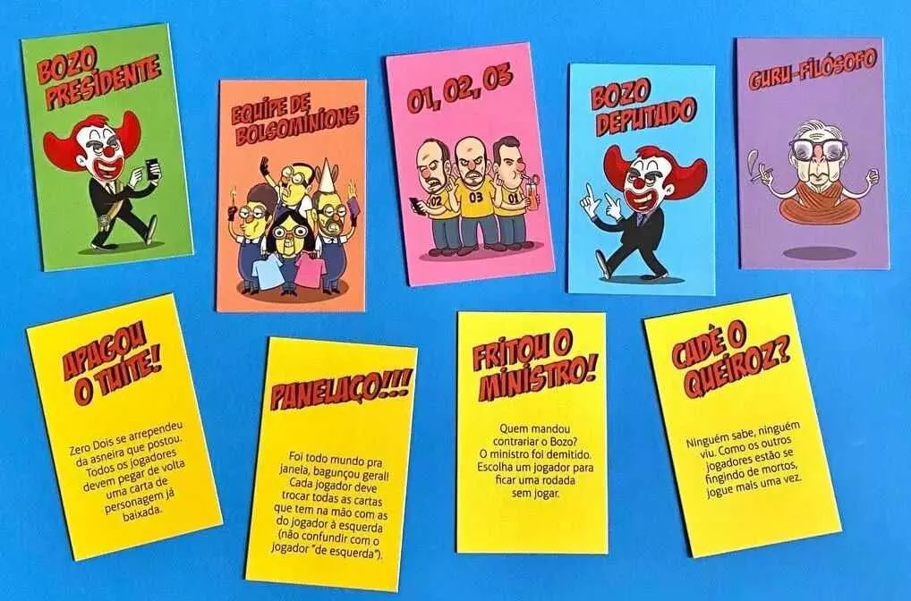 Imagem ilustrativa da imagem Jogo de tabuleiro: "Quanta Asneira!", que satiriza Bolsonaro, é lançado e faz sucesso no exterior