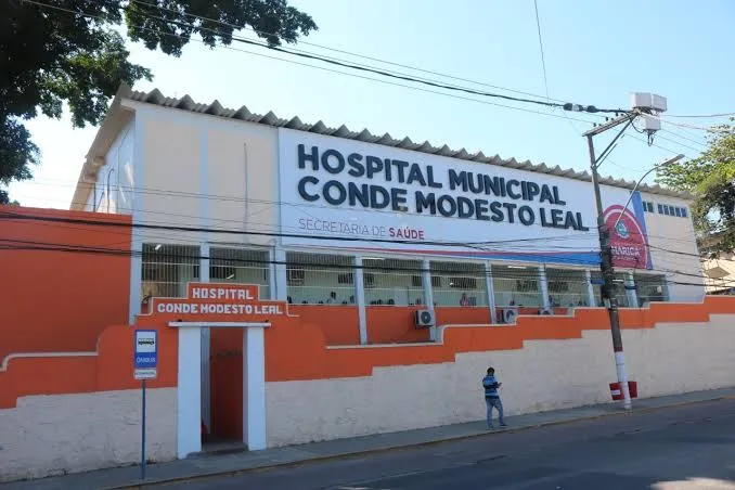 O rapaz está internado no Hospital Municipal Conde Modesto Leal 
