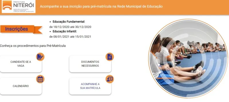 Imagem ilustrativa da imagem Processo de matrícula da rede de educação de Niterói começa  dia 18 de dezembro de forma virtual