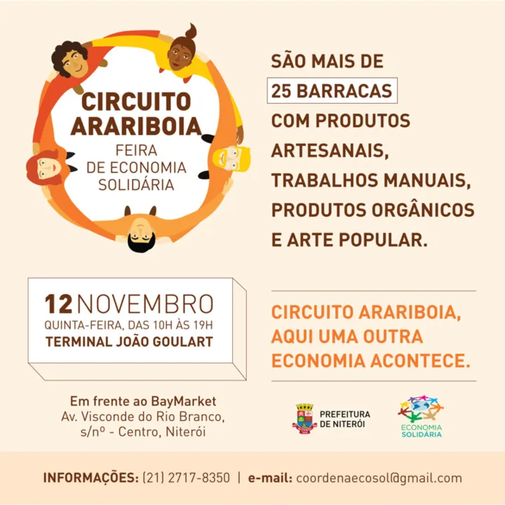Imagem ilustrativa da imagem Feiras dos Circuito Arariboia estão de volta