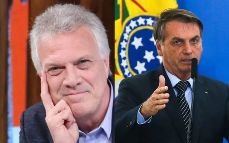 O jornalista criticou o presidente em rede nacional