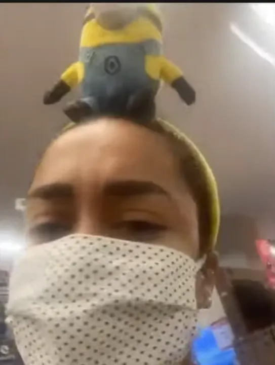 A jogadora de vôlei fez uma série de vídeos 