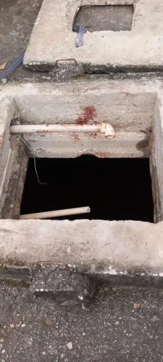 A família encontrou a idosa machucada dentro da cisterna