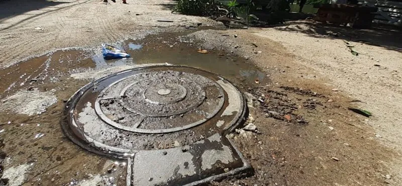 No entorno da Lagoa de Itaipu, técnicos da Cosan encontraram uma área utilizada para despejo de entulho