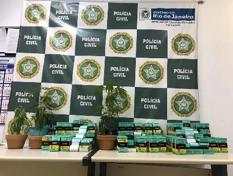  Além dos medicamentos, também foram encontrados cinco vasos com plantação de maconha