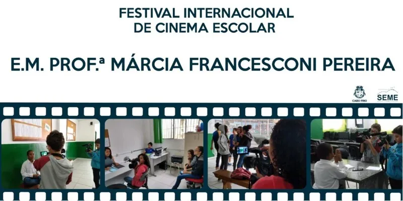 Os alunos são da Escola Municipal Professora Márcia Francesconi Pereira 