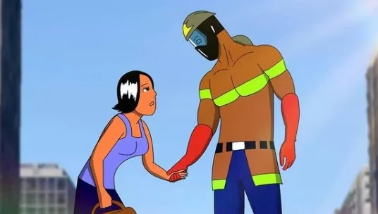 Imagem ilustrativa da imagem Quadrinista de São Gonçalo lança 2º episódio de desenho animado 'Bombeiro de Mascarado' (veja vídeo)