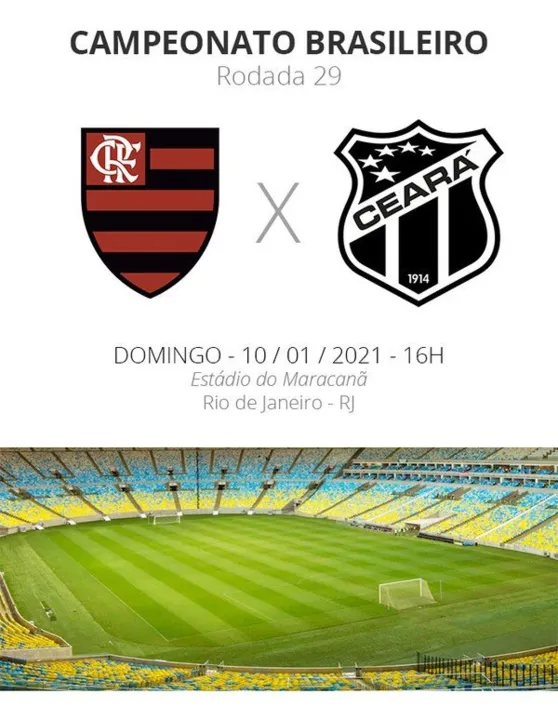 O jogo começará às 16h, no Maracanã 