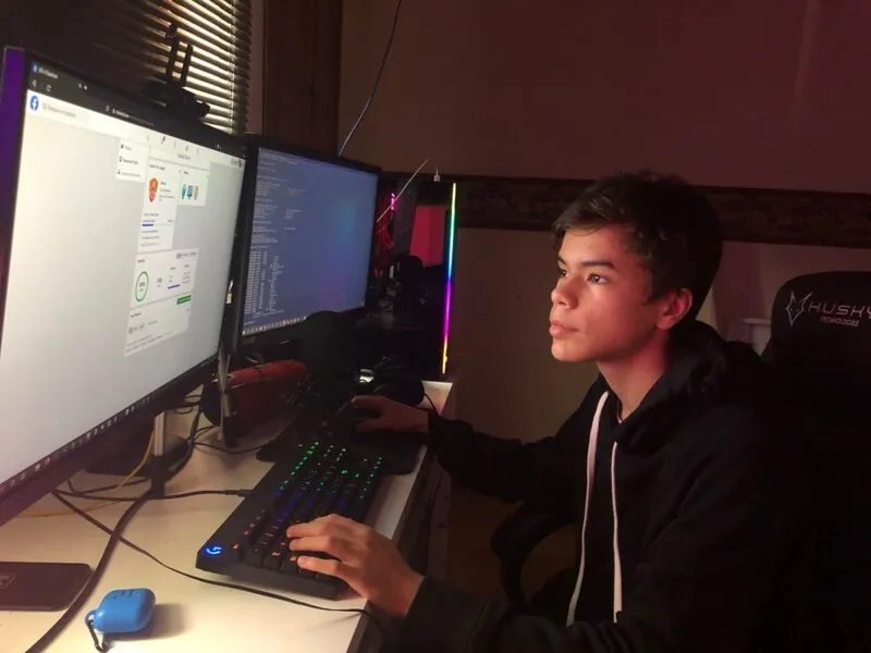 O estudante recebeu o dinheiro no dia 14 de setembro