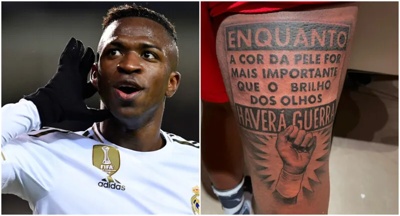 Vinícius Jr mais uma vez se posicionou na luta contra o racismo