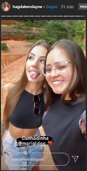 Maria Lina e Hagda Kerolayne
