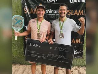 Niteroiense vence torneio de beach tennis no Rio de Janeiro