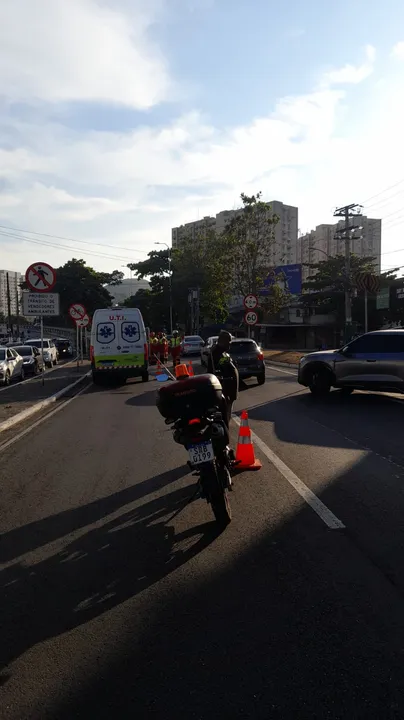 Operadores da NitTrans estão no local para orientar os motoristas