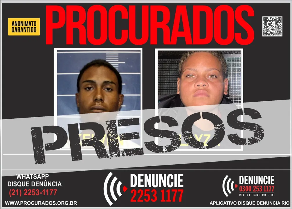 'Levado' e 'Trem Gordona' são acusados de integrar o tráfico de drogas