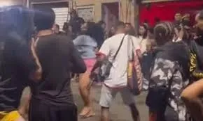 O dançarino se apresentava em um encontro de quadrilhas juninas na comunidade
