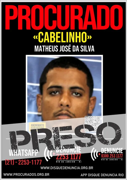Foragido desde o ano passado, homem foi preso na Comunidade do Marítimo, em Niterói