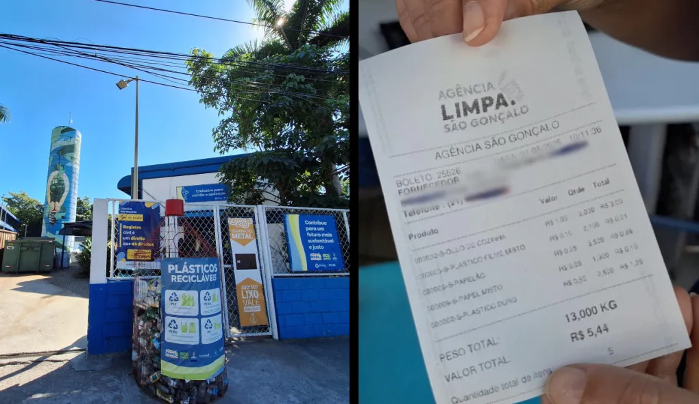 Ao levar os resíduos e materiais recicláveis, a população pode trocá-los por uma moeda social digital