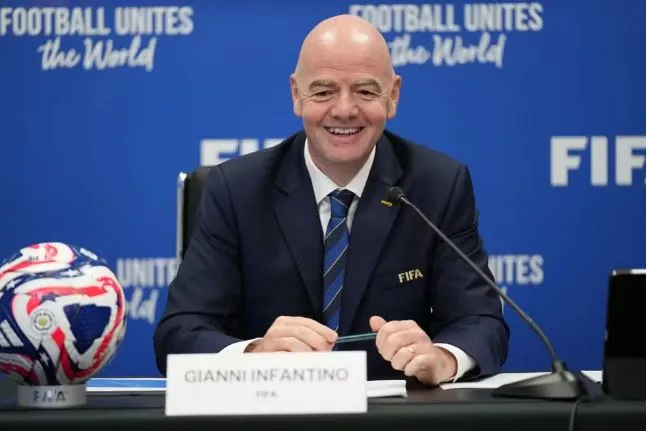 Gianni Infantino, presidente da Fifa, anunciou aumento no número de seleções na Copa do Mundo Feminina
