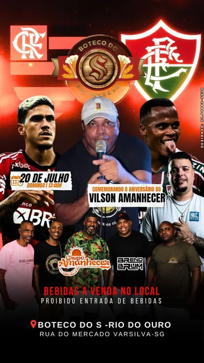 Amanhecer vai se apresentar no  Boteco do S, no Rio do Ouro