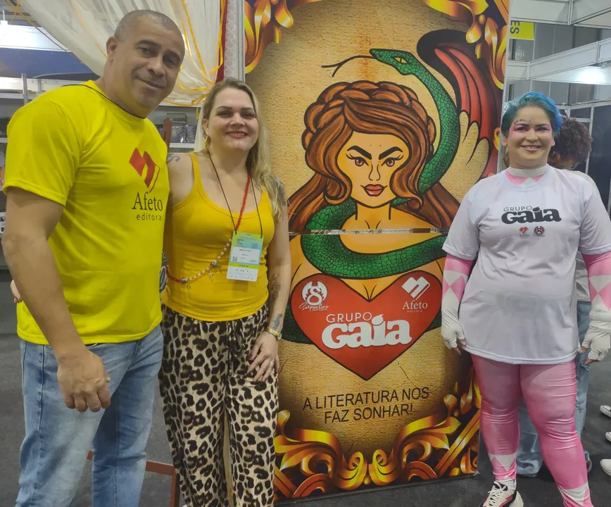 Nilton, Roberta e Kenia