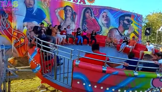 Acidente aconteceu no brinquedo Samba