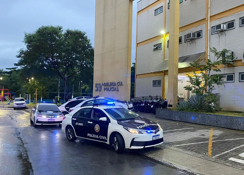 A ação foi realizada por agentes da 59ª DP (Duque de Caxias).