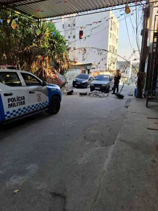 Ação policial realizou a retirada de barricadas na Comunidade da Coréia, no Barro Vermelho