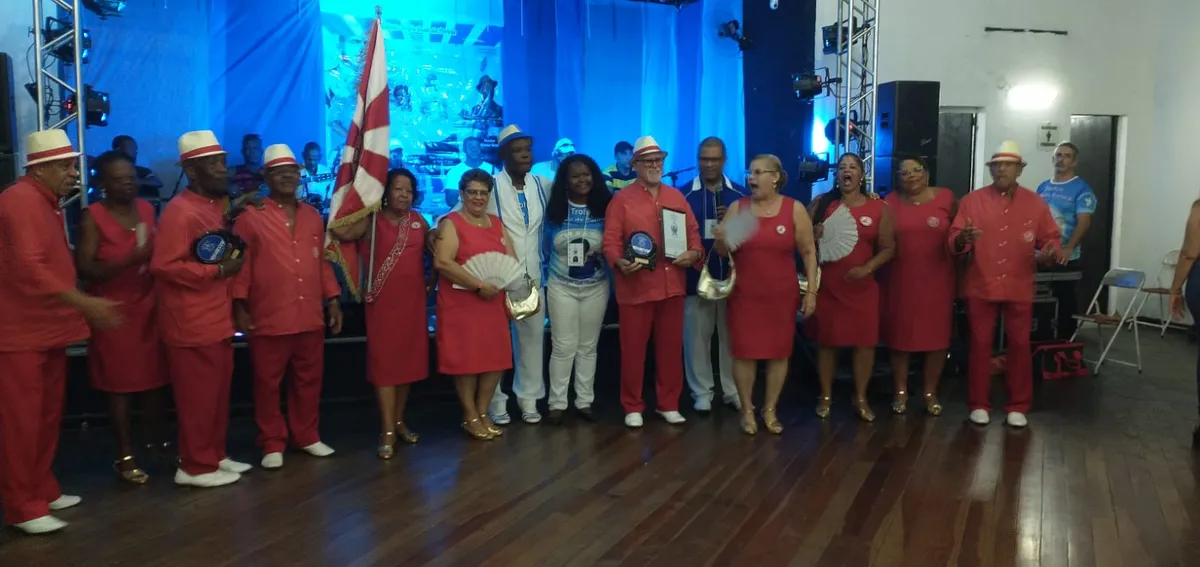 Velha Guarda da Viradouro marcou presença na festa