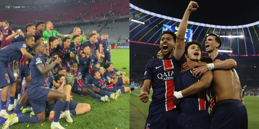 Equipe francesa atropelou a Inter de Milão, da Itália, por 5 a 0