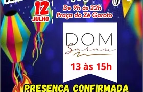 Festa julina 2025! com Dom Sarau, Feira Cultural Maria José acontece nesse sábado (12) em SG