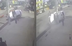 Milagre? Homem escapa por um triz de acidente em São Gonçalo; vídeo