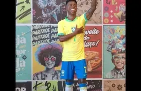 Uma estátua do Vini Jr. levou emoção e orgulho a São Gonçalo