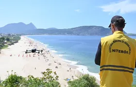 Uso de drone marca nova fase da Operação Verão em Niterói