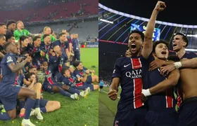 Volta por cima e título inédito: PSG é o novo dono do futebol europeu