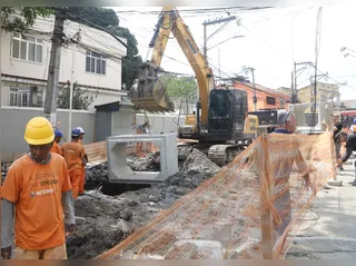 Andamento das obras de macrodrenagem no Barreto e na Engenhoca entram em nova fase