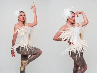Andressa Urach faz primeiro ensaio oficial pela Porto da Pedra