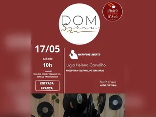 Com música, poesia, dança e artes plásticas, Dom Sarau homenageia mães nesse sábado (17) em SG