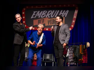 'Embrulha Ao Vivo' leva humor da internet ao Teatro Popular de Niterói