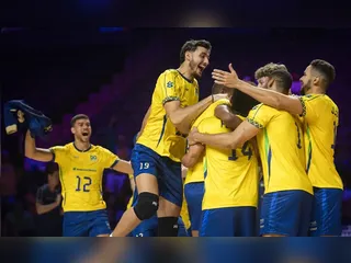 Seleção brasileira assume liderança da Liga das Nações de Vôlei