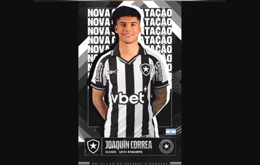 Botafogo anuncia a contratação de Joaquín Correa