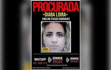 Disque Denúncia pede informações sobre 'Diaba Loira' acusada de tráfico que teria mudado de facção no RJ