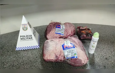Homem é preso após furtar carnes e café de supermercado em Itaipu, Niterói