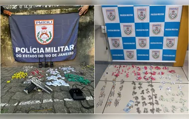 PM de Niterói prende três por envolvimento com tráfico de drogas