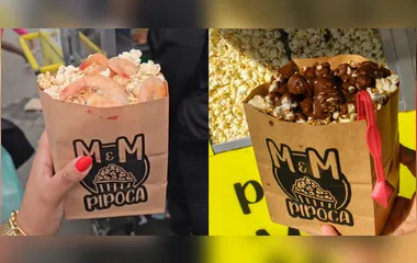 Pipoca com camarão, carne seca e Nutella vira febre no Alcântara
